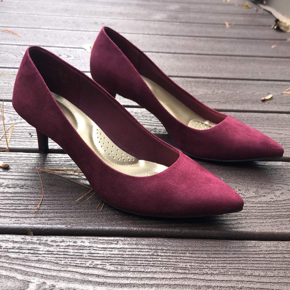 Dexflex Comfort Burgundy Shoes Size 10